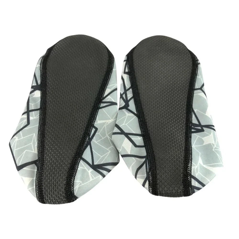 N Bera Toddler Boys Girls Water Shoes Slip On Fabric Lightweight Gray 11/12